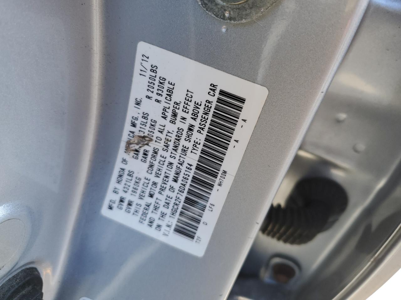 2013 HONDA ACCORD - Image 12