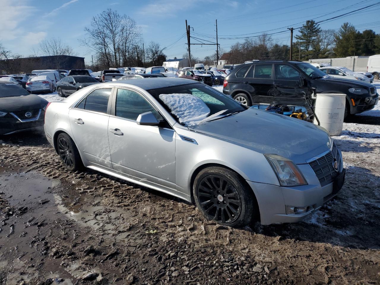 2010 CADILLAC CTS SILVER - Image 4