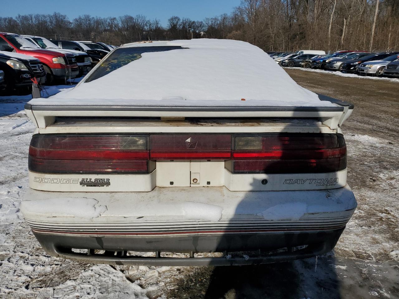 1989 DODGE DAYTONA WHITE - Image 6