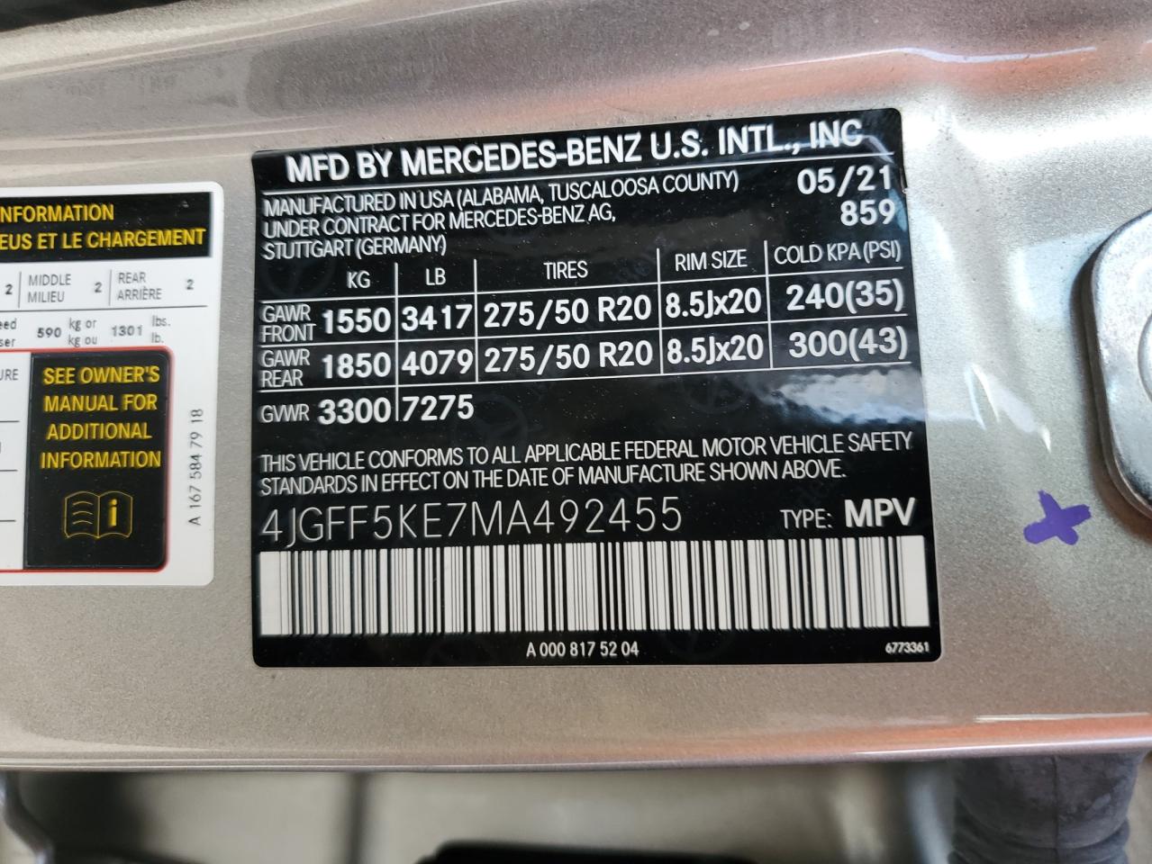 2021 Mercedes-Benz GLS-Class - Image 14