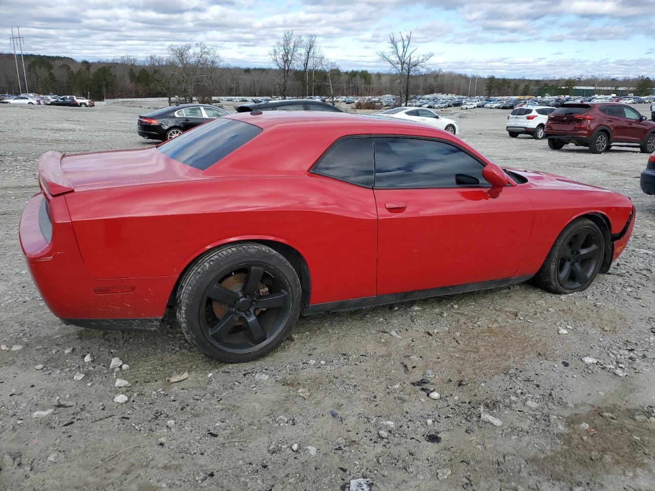 2013 DODGE CHALLENGER RED - Image 3