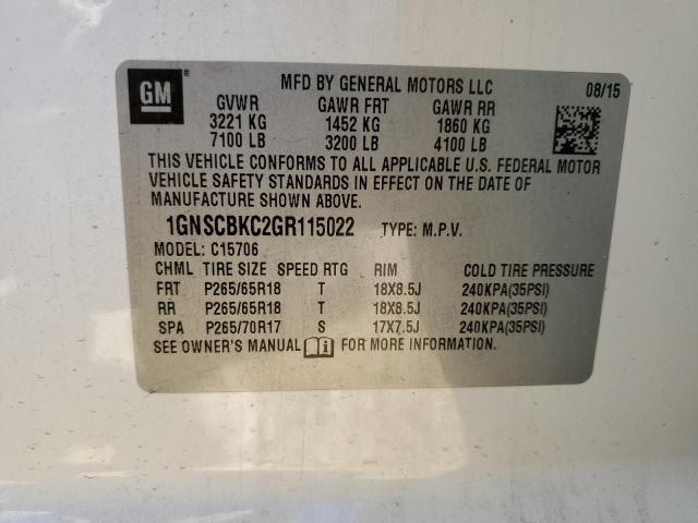 2016 Chevrolet TAHOE - Image 12