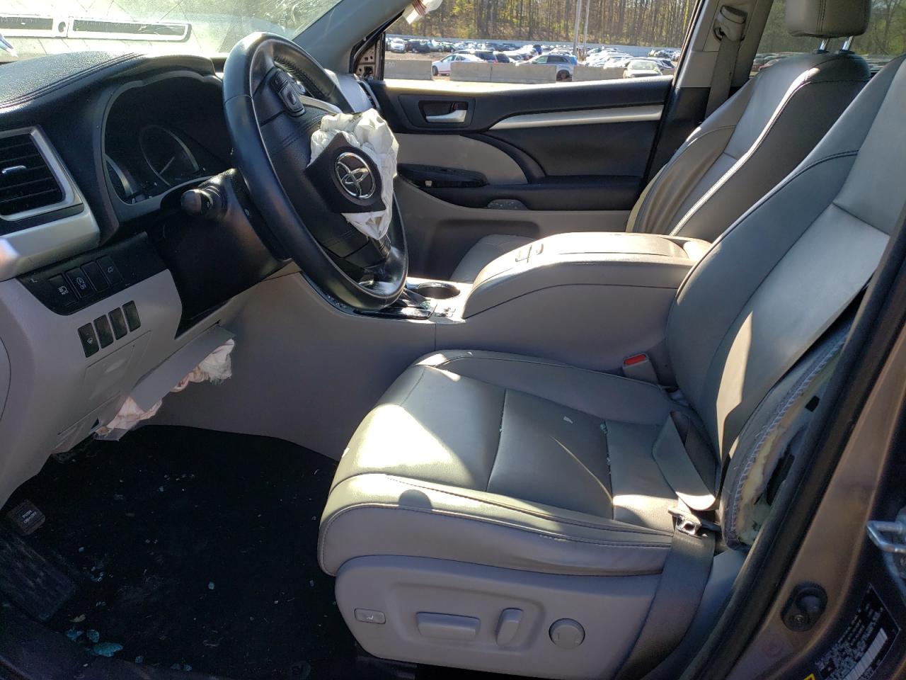 2017 TOYOTA HIGHLANDER GRAY - Image 7