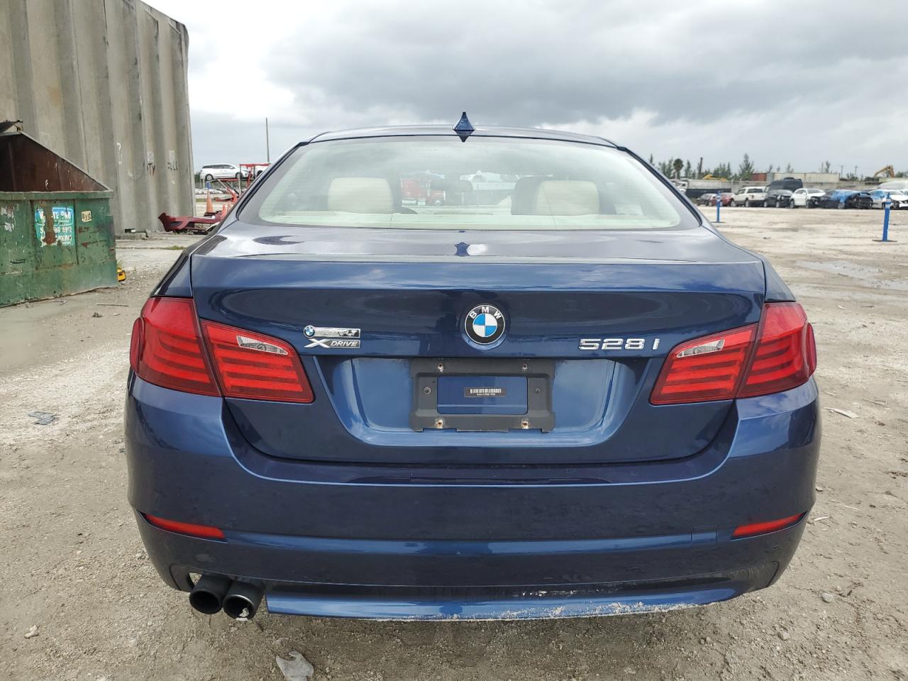 2013 BMW 5 SERIES BLUE - Image 6