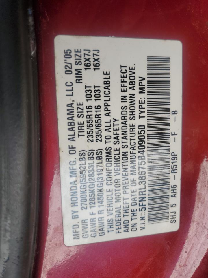 2005 HONDA All Models RED - Image 13