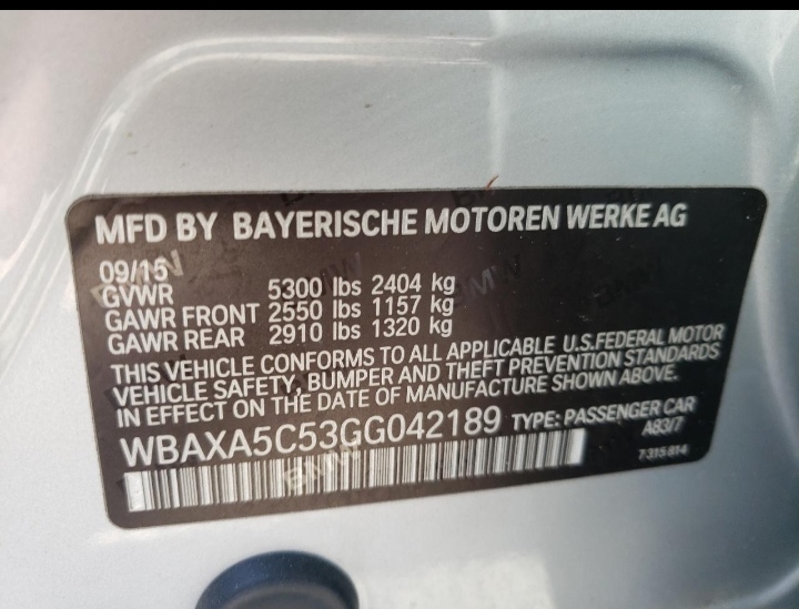 2016 BMW 535d - Image 10