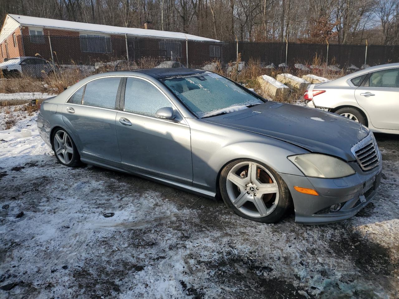 2007 MERCEDES-BENZ S-CLASS SILVER - Image 4