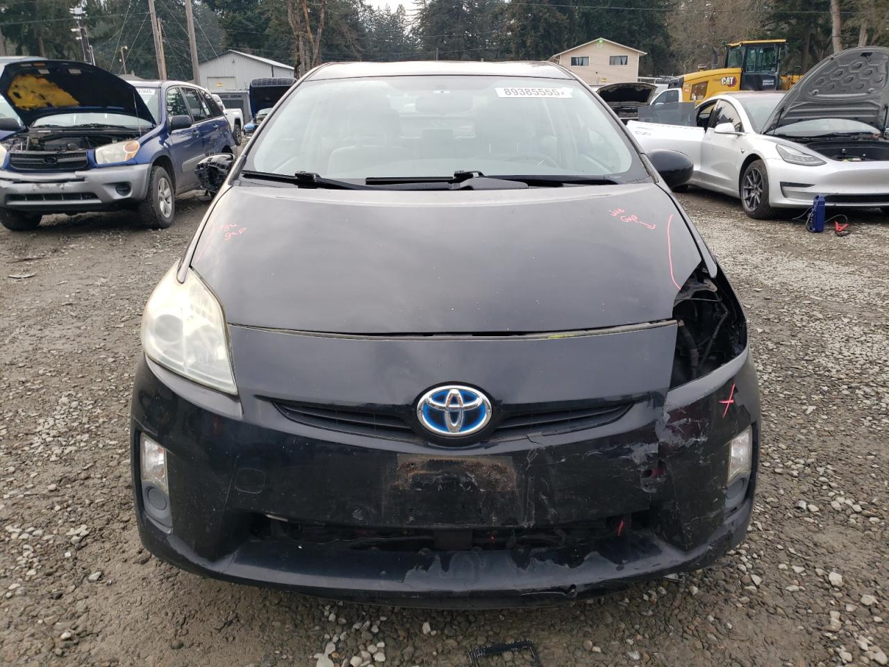 2011 TOYOTA PRIUS BLACK - Image 5