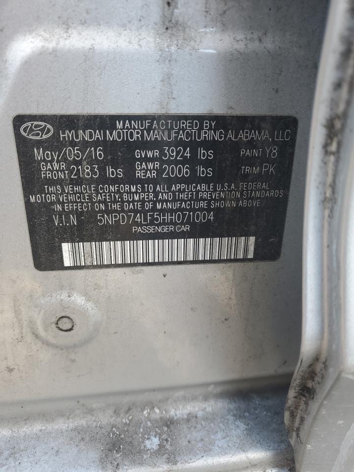 2017 HYUNDAI ELANTRA - Image 12