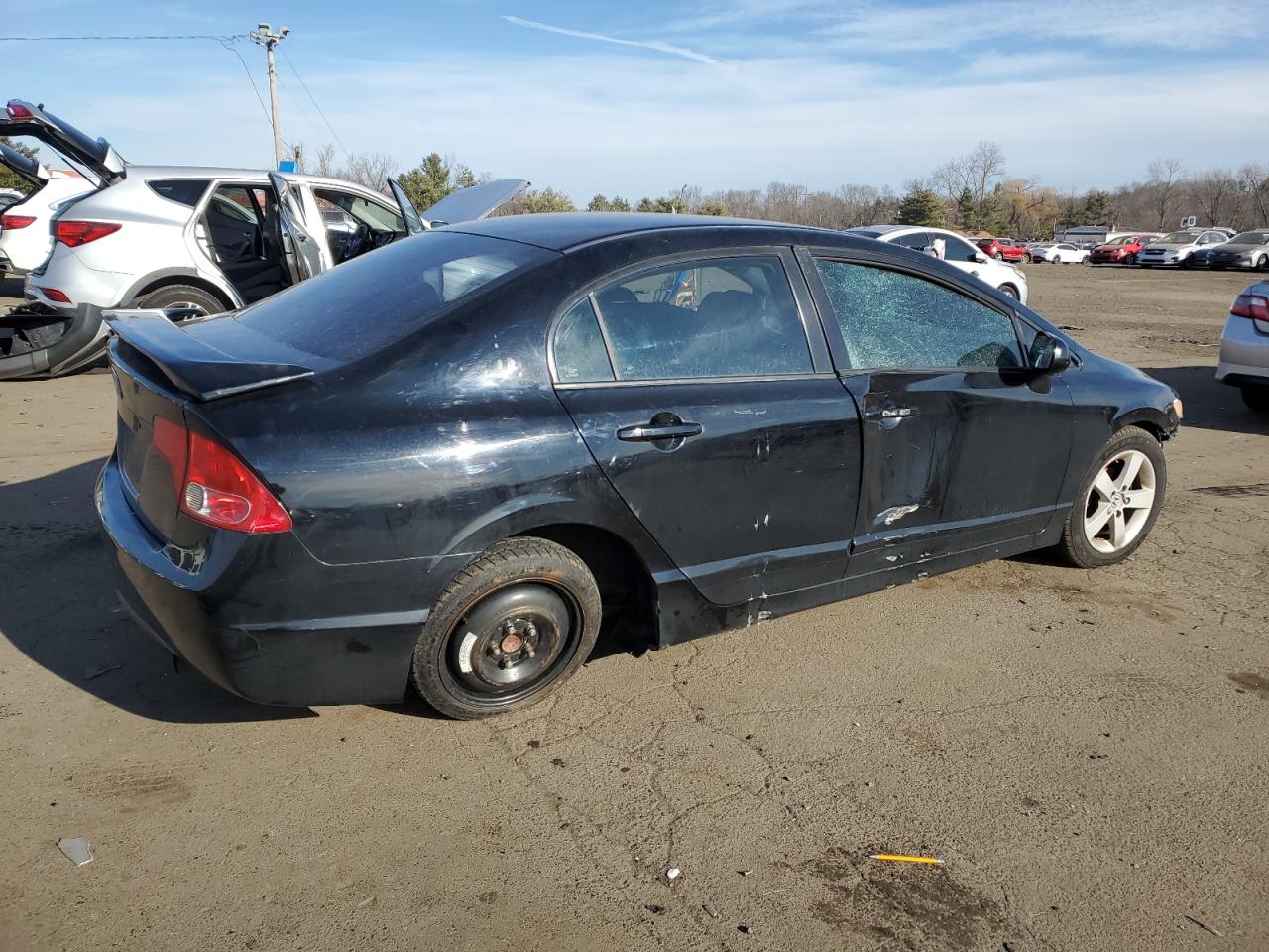 2007 HONDA CIVIC BLACK - Image 3