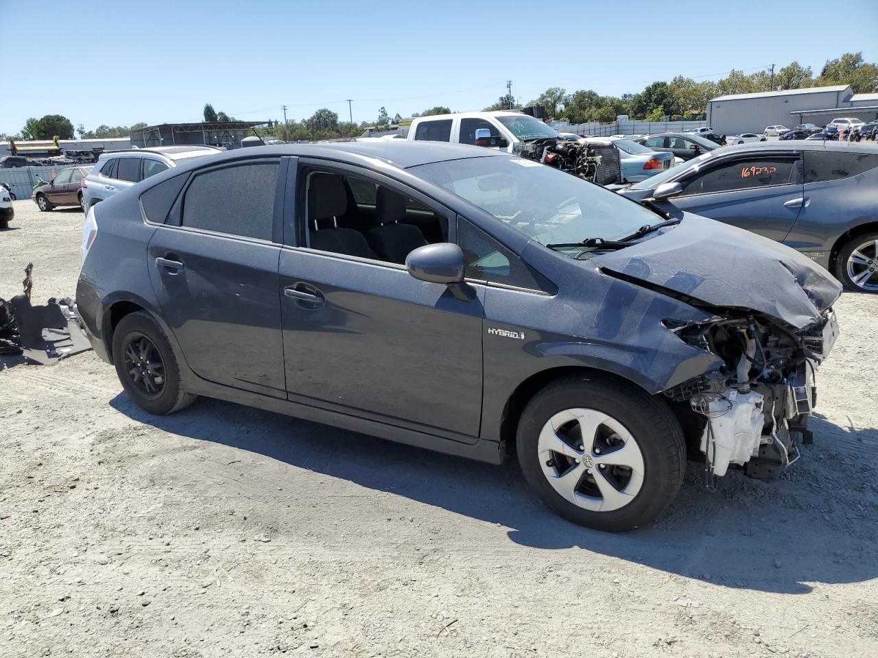 2015 TOYOTA PRIUS CHARCOAL - Image 4