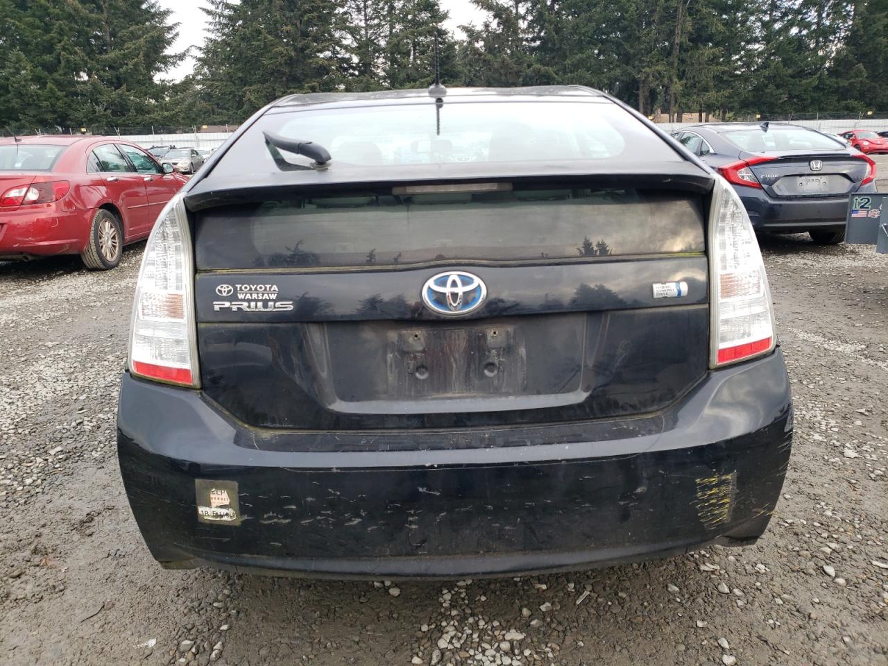 2011 TOYOTA PRIUS BLACK - Image 6