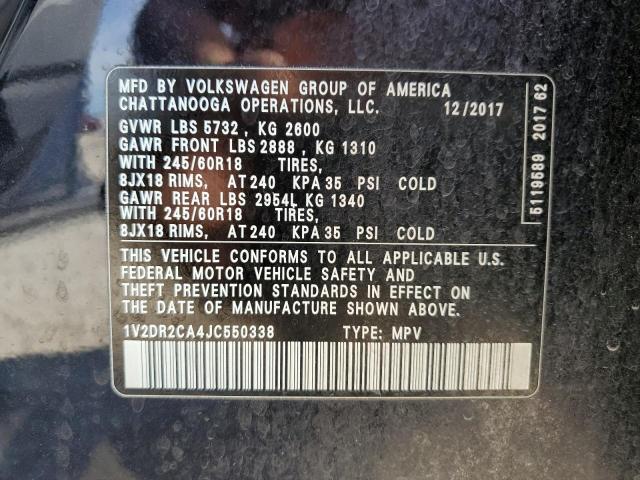 2018 Volkswagen ATLAS - Image 13