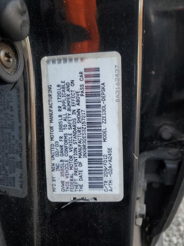 2003 TOYOTA COROLLA - Image 12