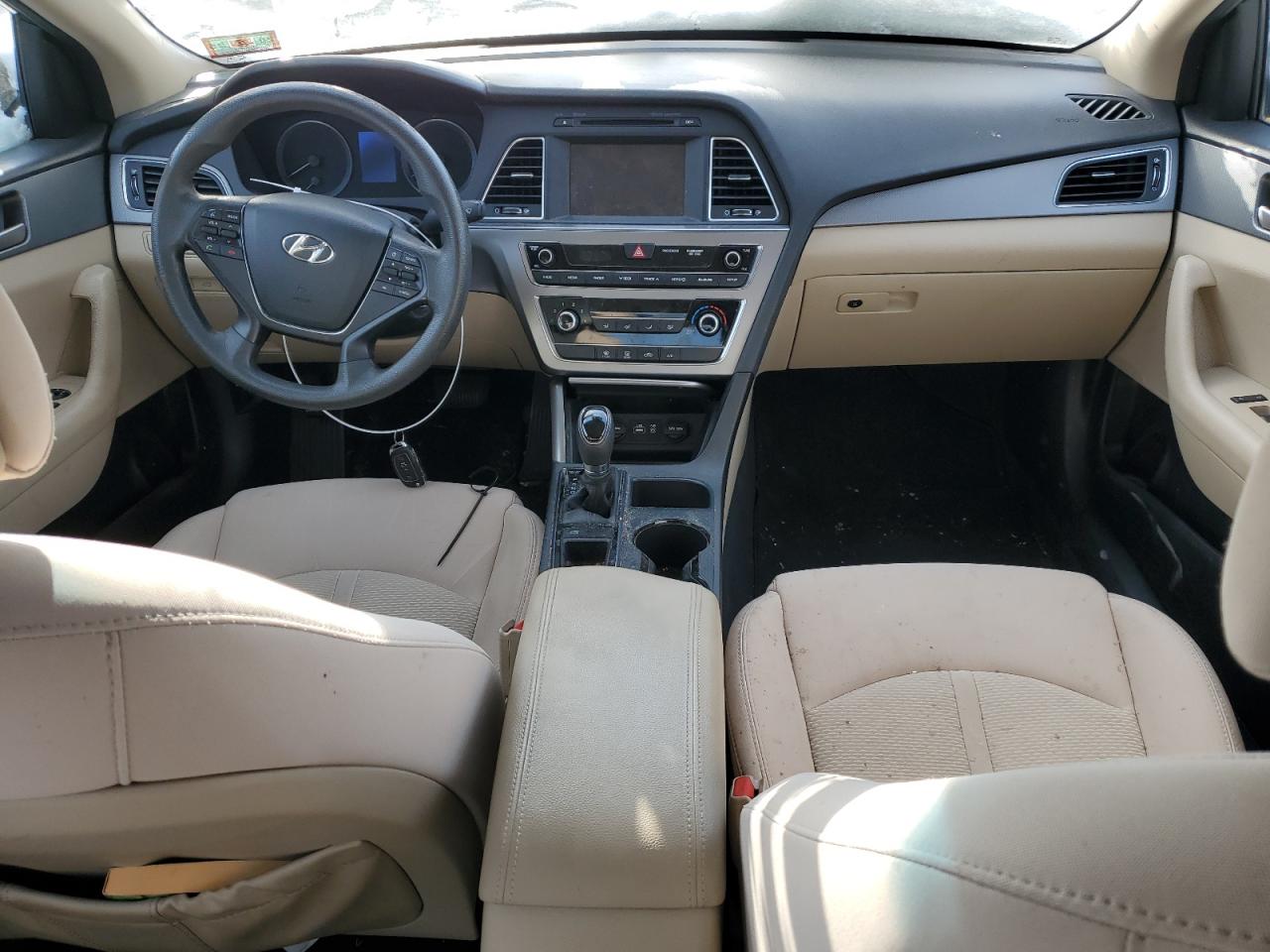 2016 HYUNDAI SONATA BLACK - Image 8