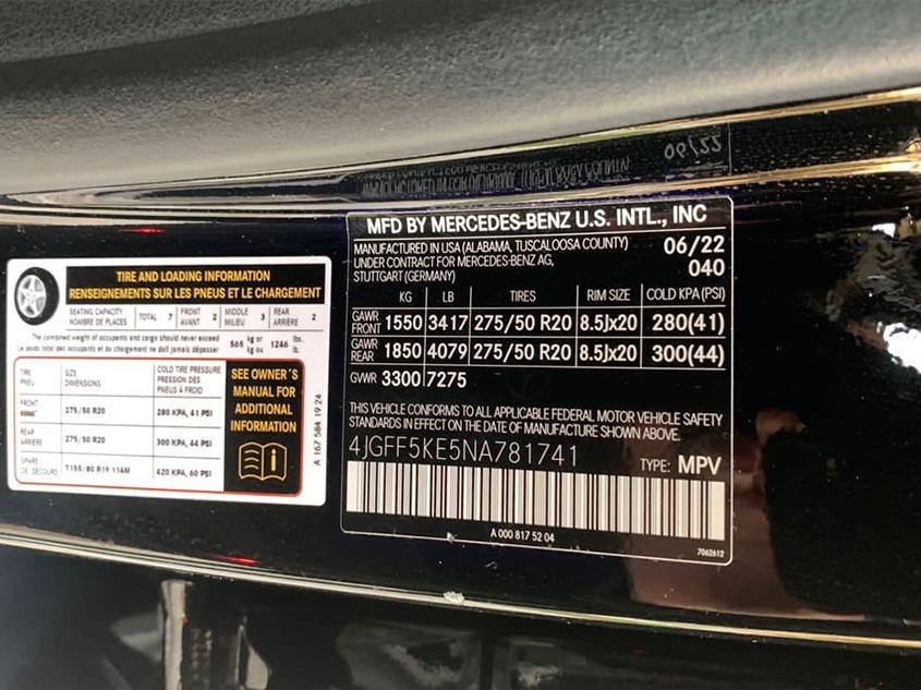 2022 Mercedes-Benz GLS450 4MATIC - Image 10