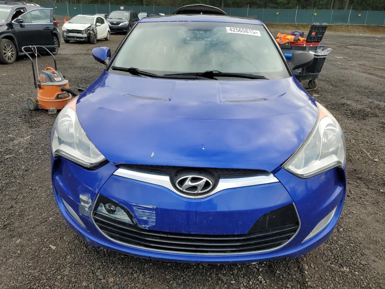 2012 HYUNDAI VELOSTER BLUE - Image 5