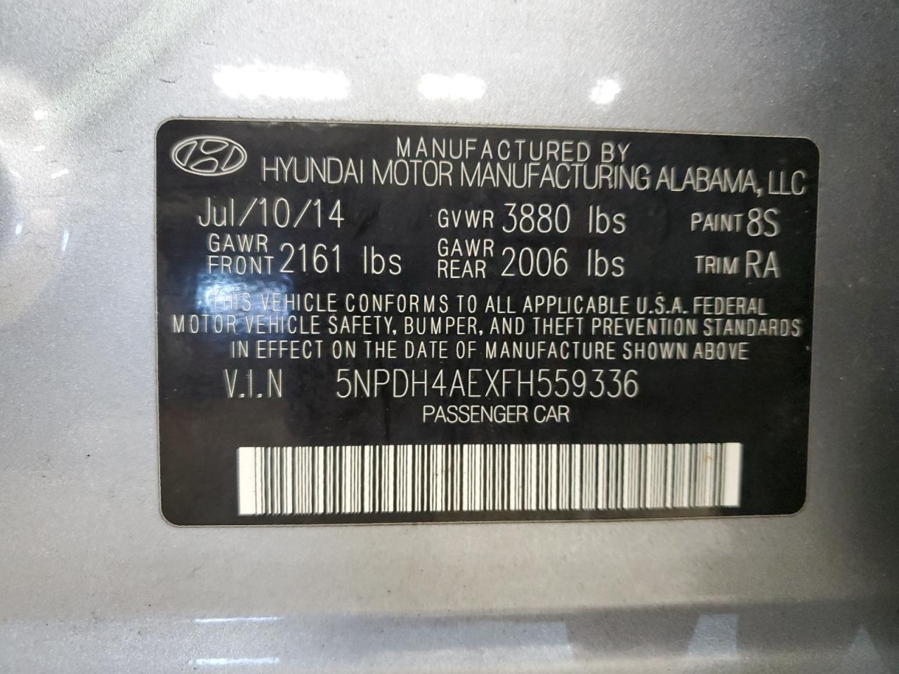 2015 Hyundai Elantra - Image 12