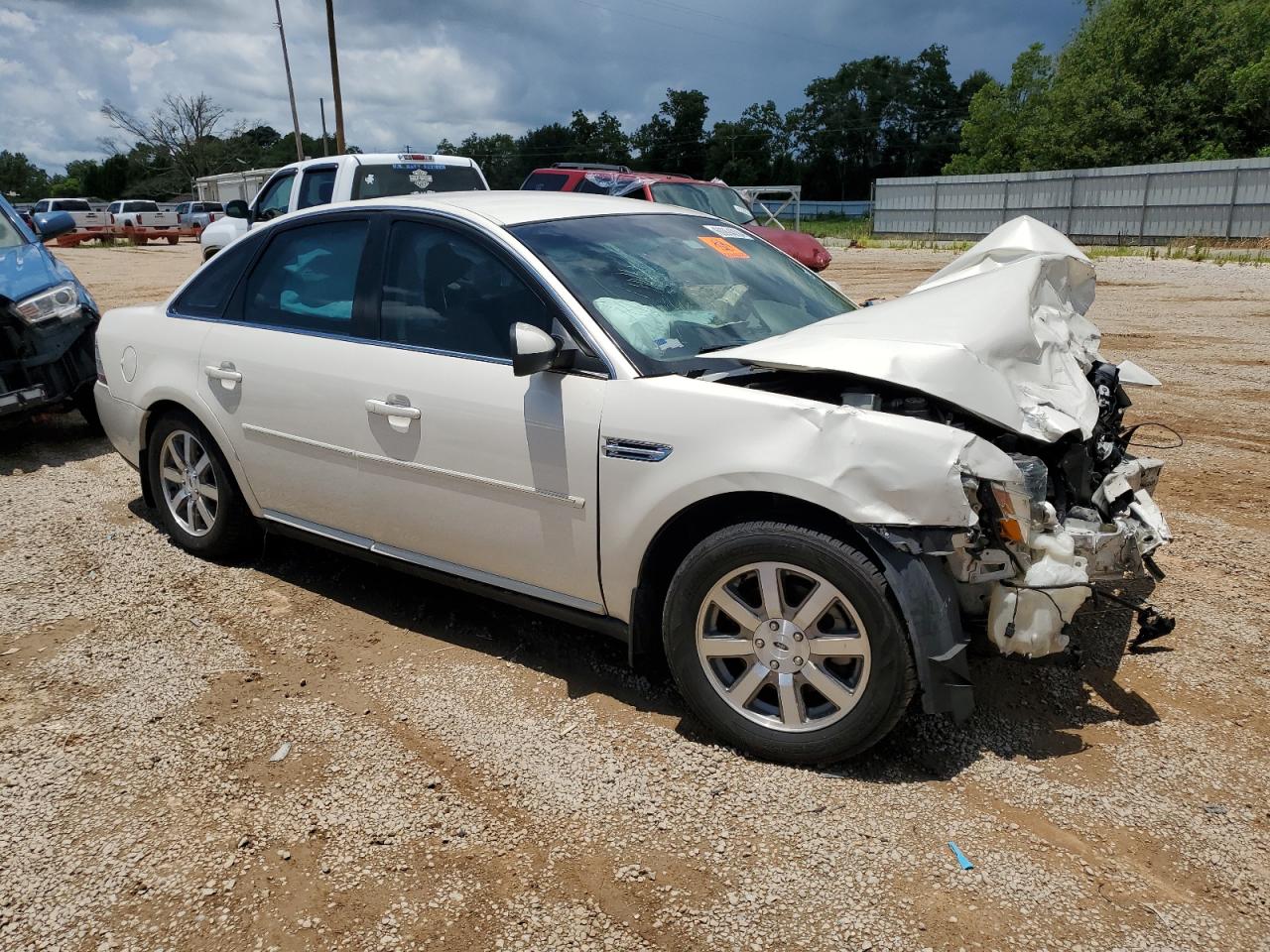 2009 FORD TAURUS SEL WHITE - Image 4