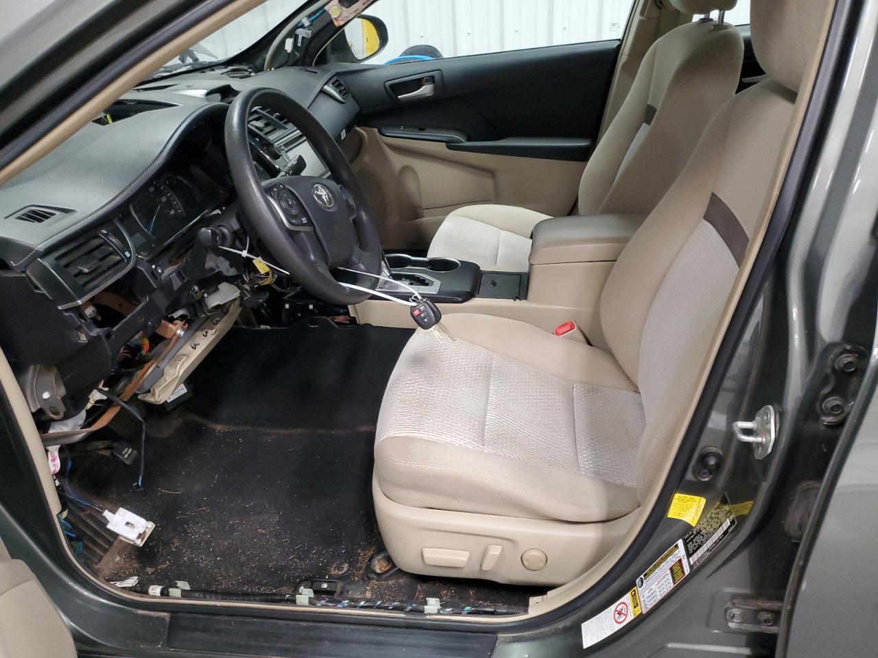 2012 TOYOTA CAMRY BLACK - Image 7
