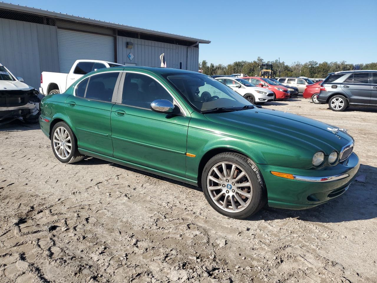 2007 JAGUAR X-TYPE GREEN - Image 4