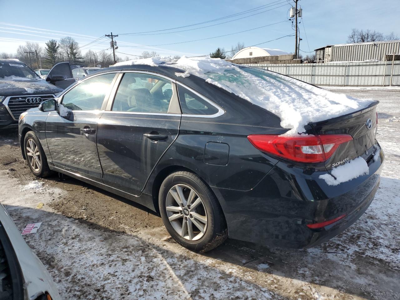 2016 HYUNDAI SONATA BLACK - Image 2