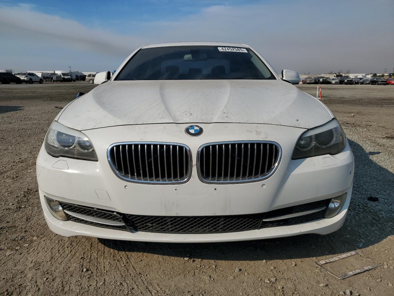 2013 BMW 5 SERIES WHITE - Image 5