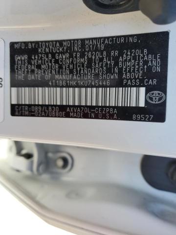 2019 Toyota CAMRY - Image 13