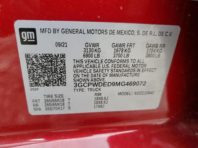 2021 Chevrolet SILVERADO - Image 12