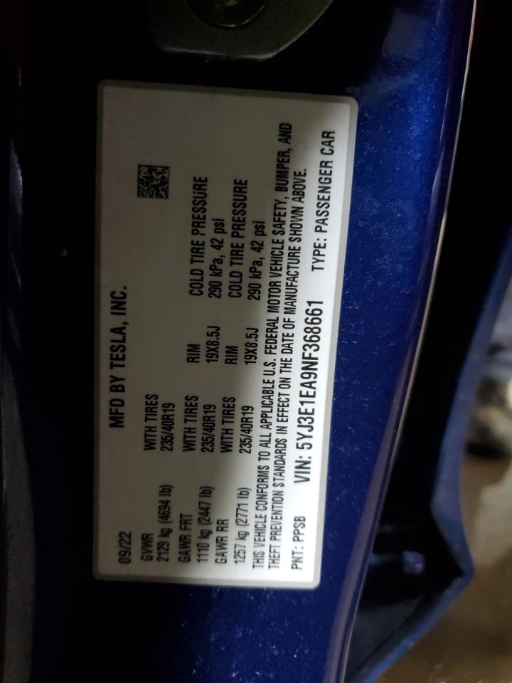2022 Tesla Model 3 - Image 12