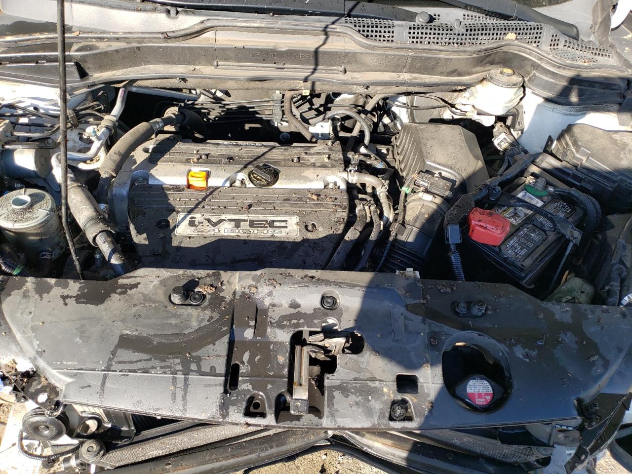2007 HONDA CRV WHITE - Image 12