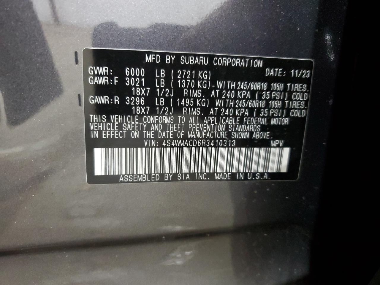 2024 SUBARU ASCENT - Image 14