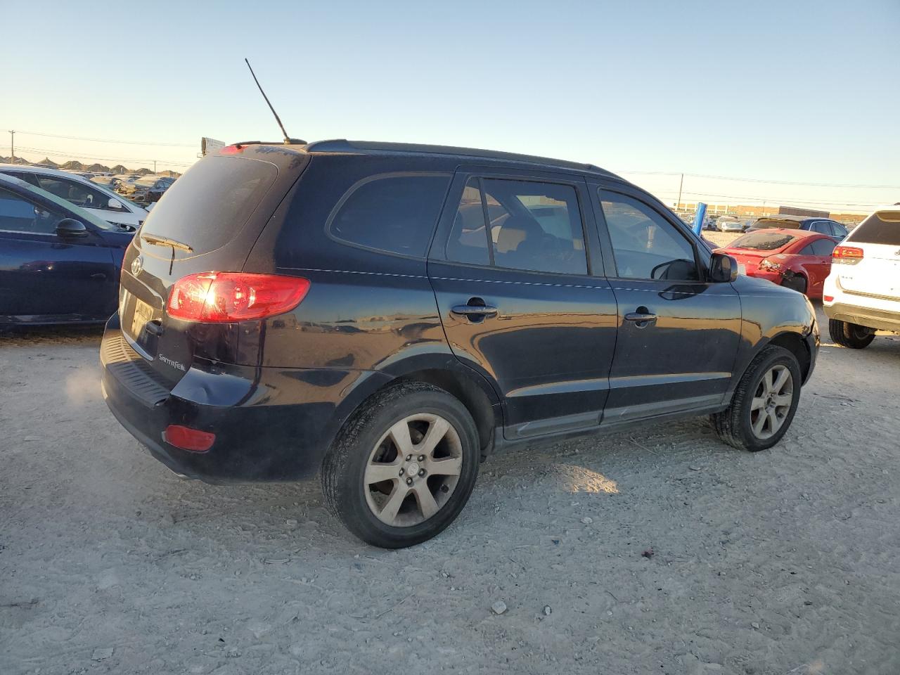 2008 HYUNDAI SANTA FE BLUE - Image 3