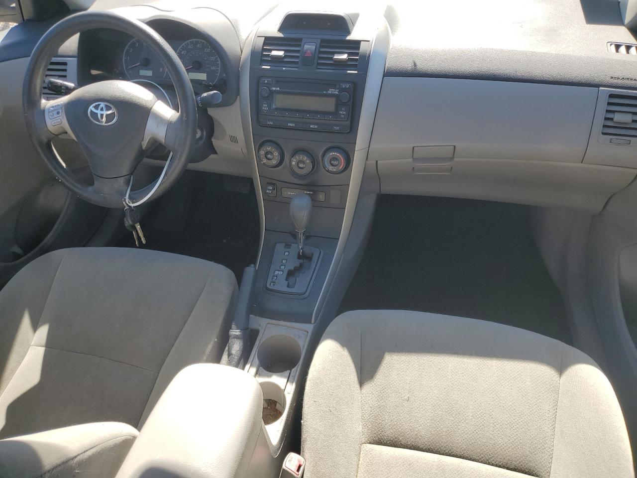 2012 TOYOTA COROLLA SILVER - Image 8