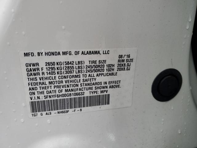 2016 Honda Pilot - Image 13