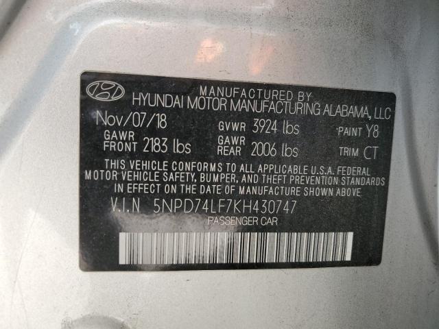 2019 Hyundai Elantra - Image 12