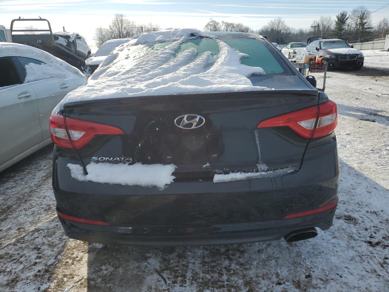 2016 HYUNDAI SONATA BLACK - Image 6