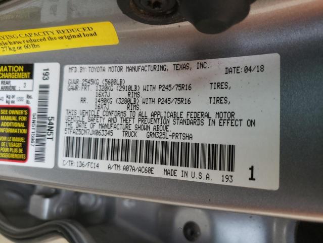 2018 Toyota TACOMA - Image 12