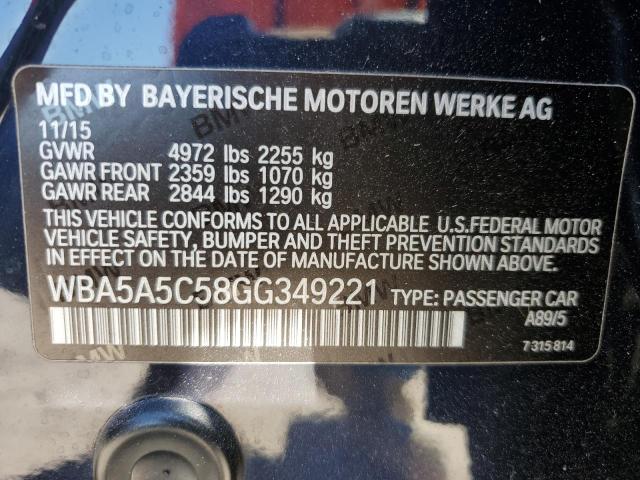 2016 BMW 5 SERIES - Image 12