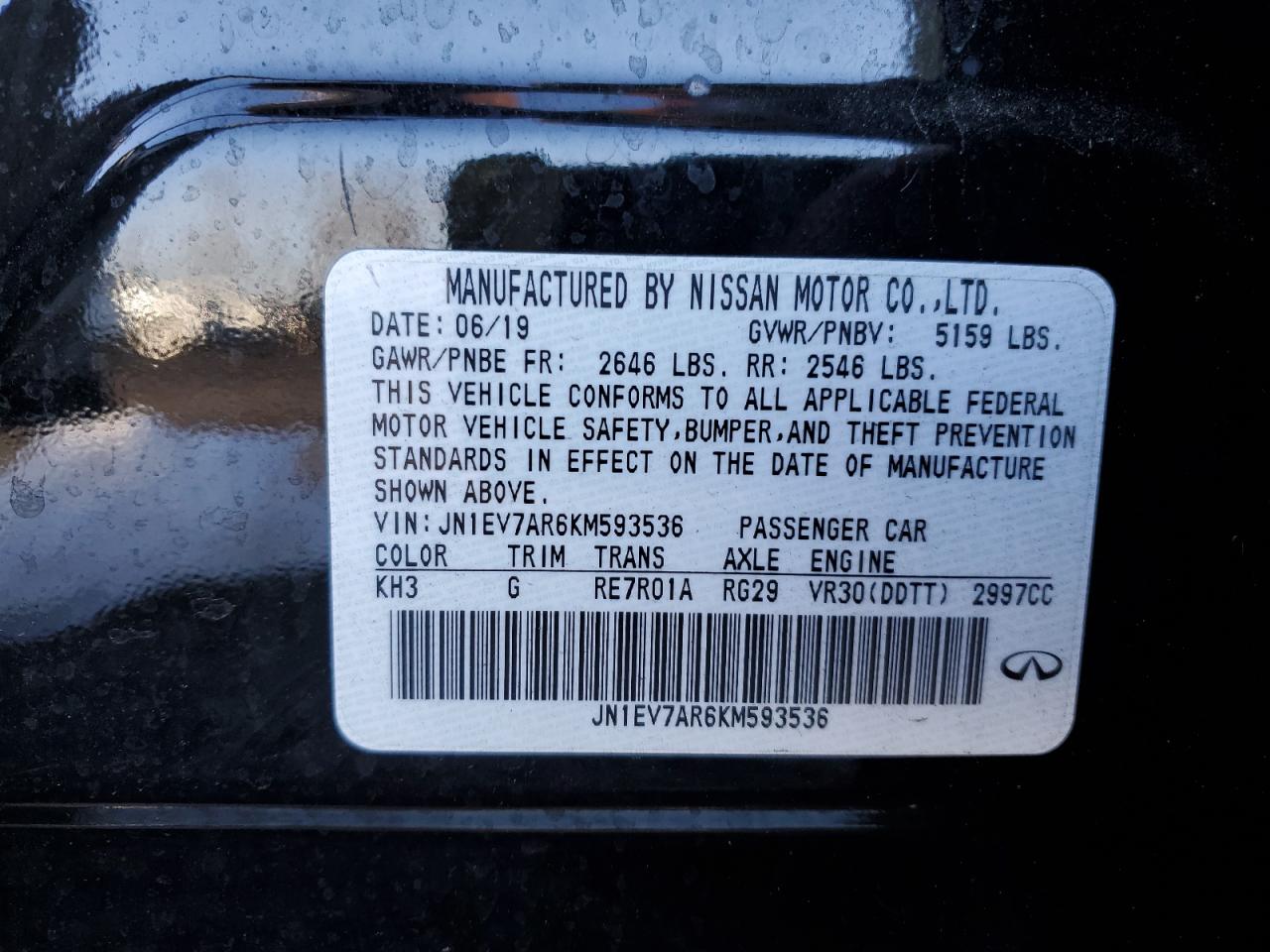2019 INFINITI Q50 - Image 13