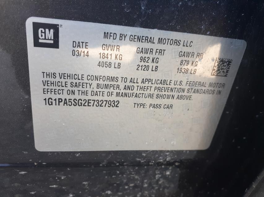 2014 CHEVROLET CRUZE - Image 10