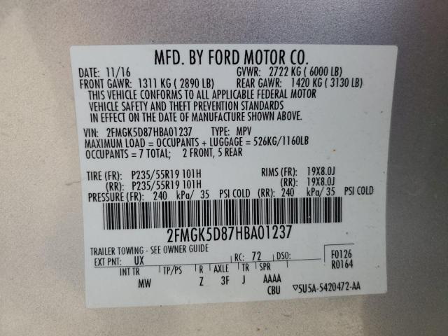 2017 Ford FLEX - Image 13