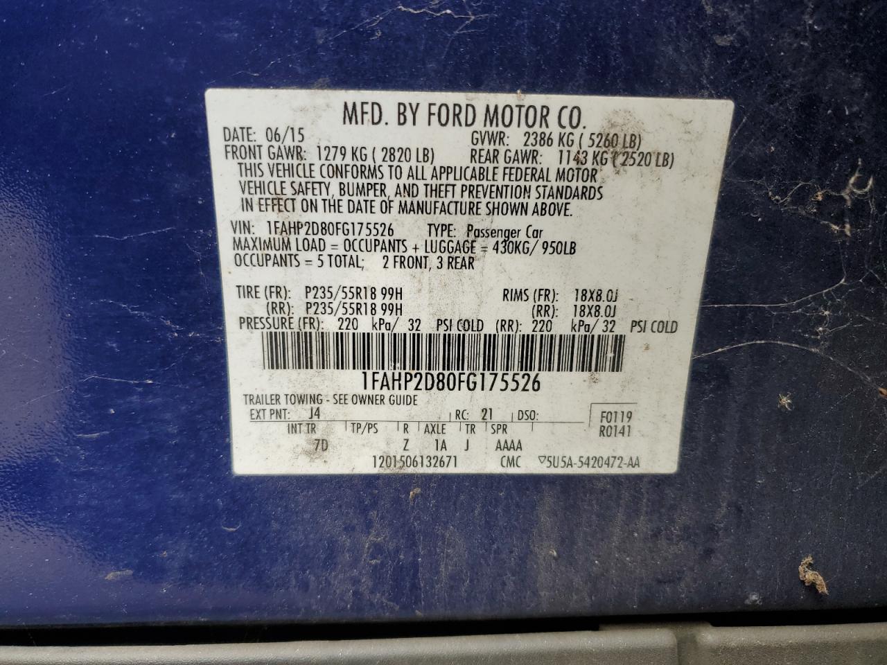 2015 Ford Taurus - Image 12